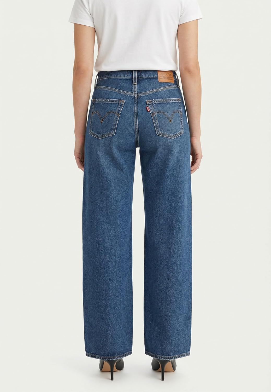 Detalle 2 de Levi's Ribcage Wide Leg Jeans Femme – Ultra-haut et iconic