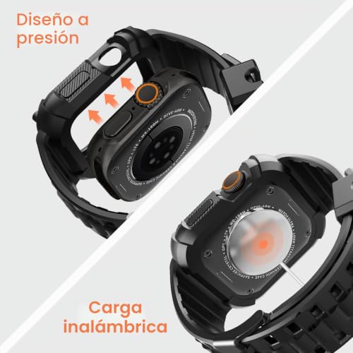 Detalle de Fullmosa Correa para Apple Watch 49mm con Funda