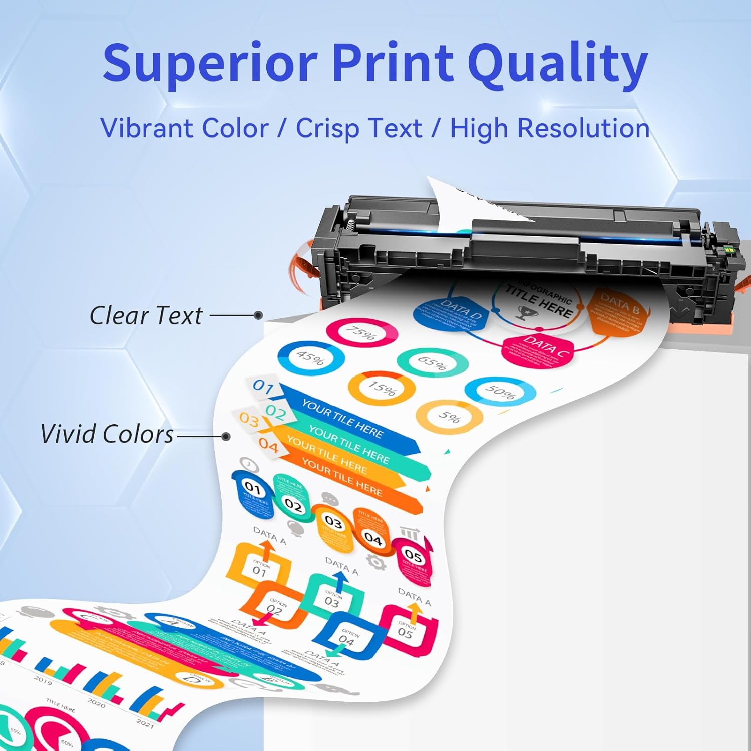 Thumbnail 3 de MYCARTRIDGE Ricambio toner HP 219A (set con chip) per HP Color LaserJet Pro MFP 3302 — confezione da 4