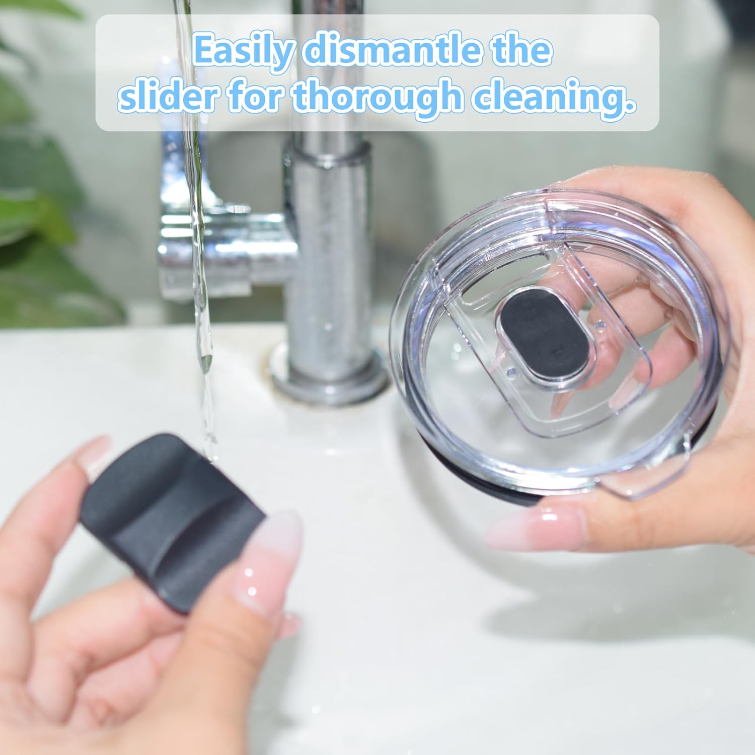 Thumbnail 6 de Lubise lid27 Magnetic Slider Replacement Lids for 20 oz Tumblers, 3-Pack
