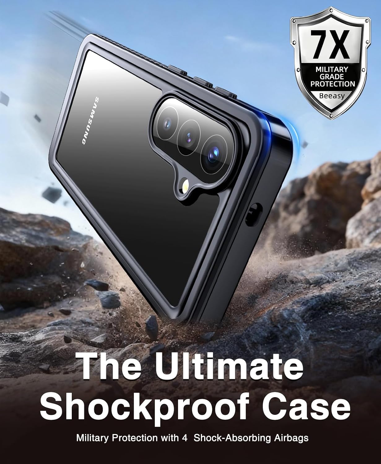 Detalle 1 de Beeasy Galaxy S26 case IP68 protection