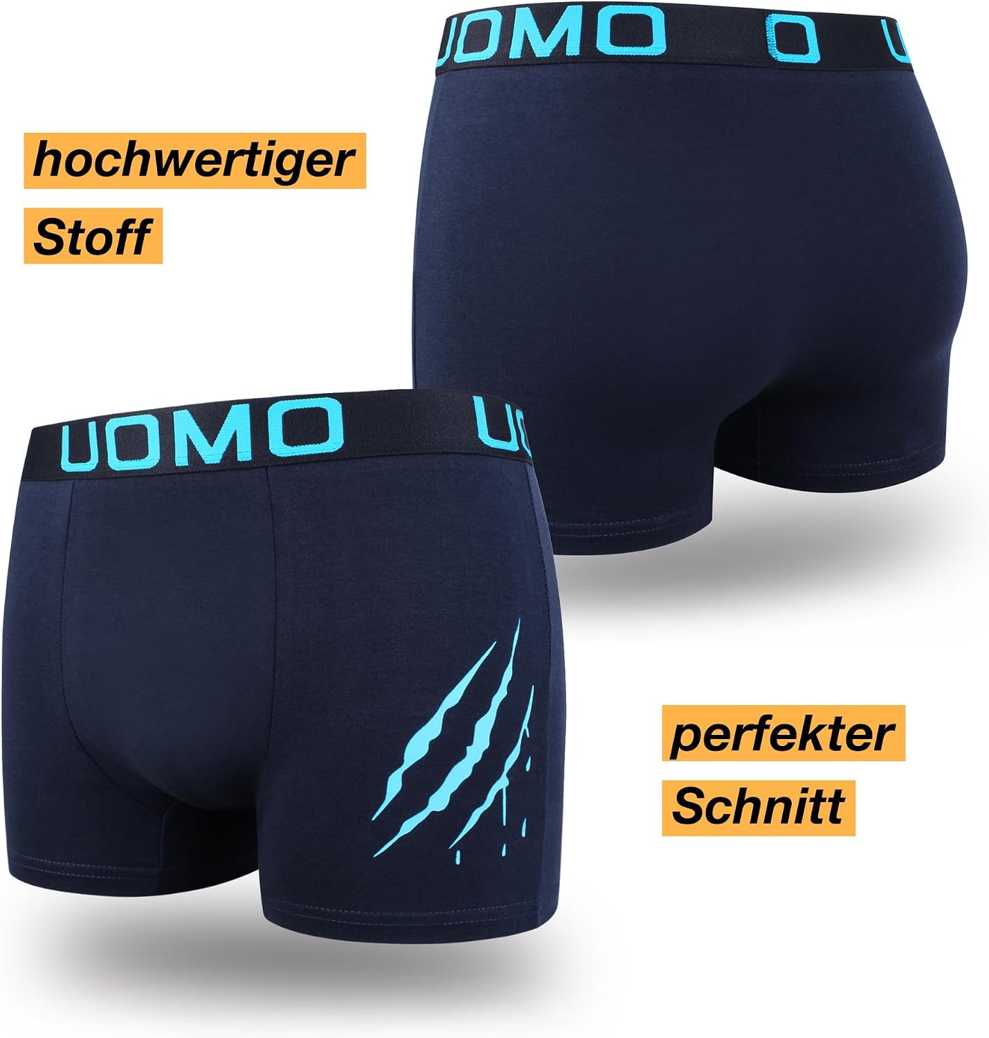 Detalle de L&K 8/12er Pack Herren Retroshorts Boxershorts aus Baumwolle (M–5XL), Vorteilspack ohne kratzenden Zettel 1119
