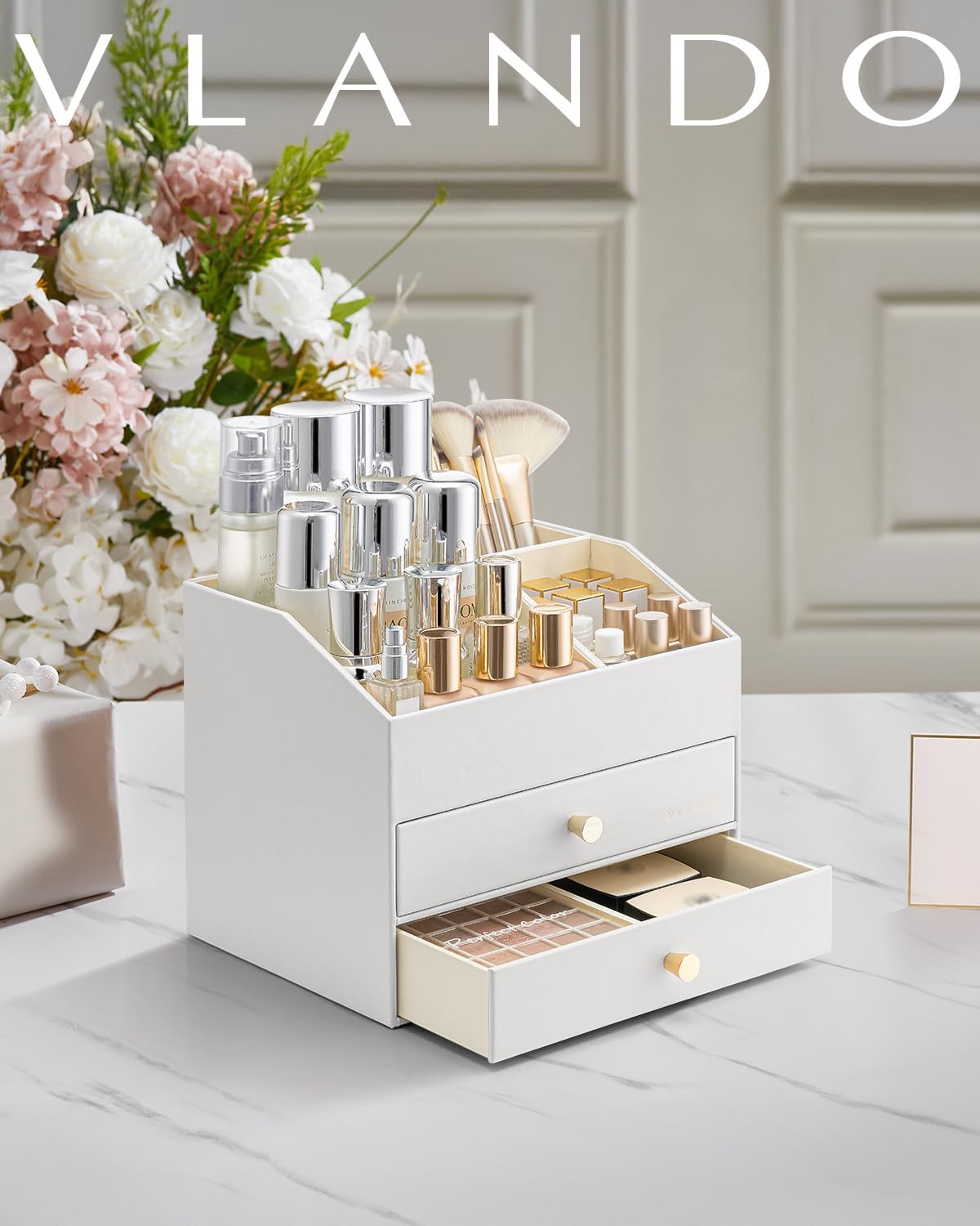 Detalle 2 de Vlando Make up Organizer 3 Schubladen đ