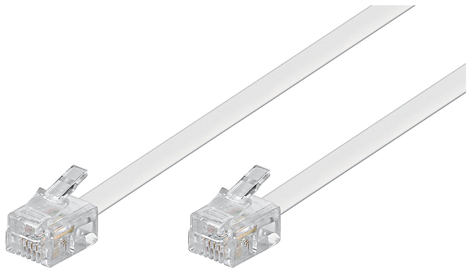 Thumbnail 6 de Goobay 50317 płaski kabel modularny RJ11/RJ14 6P4C, 3 m, czarny