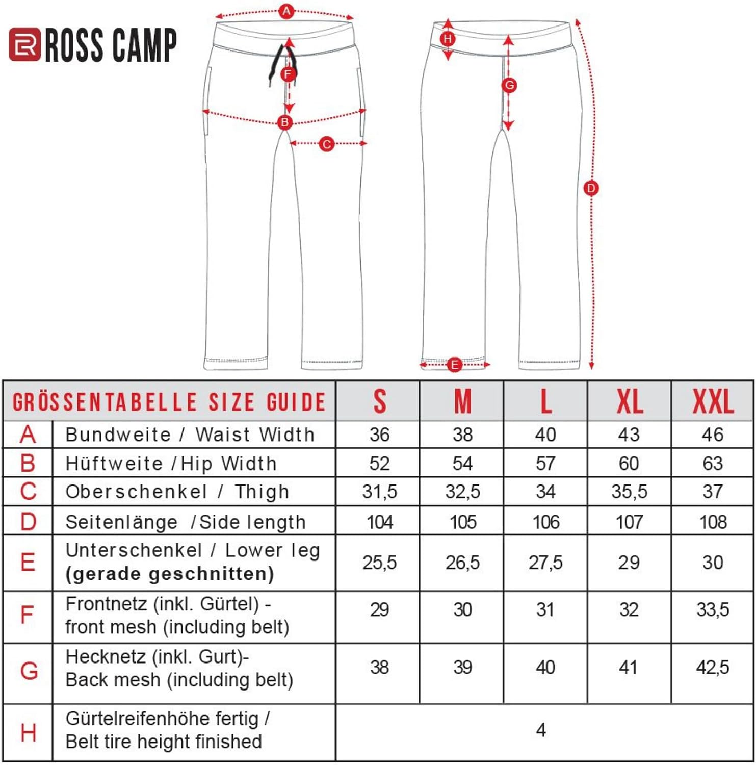 Detalle de ROSS CAMP damesjoggingbroek van katoen met lange, wijde pijpen