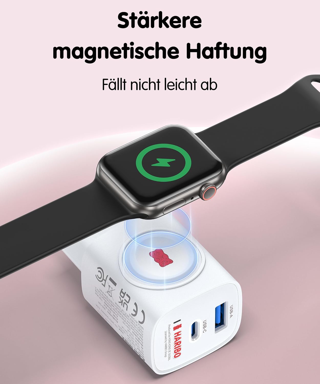 Detalle 2 de HARIBO 3‑in‑1 Ladegerät 20W USB‑C