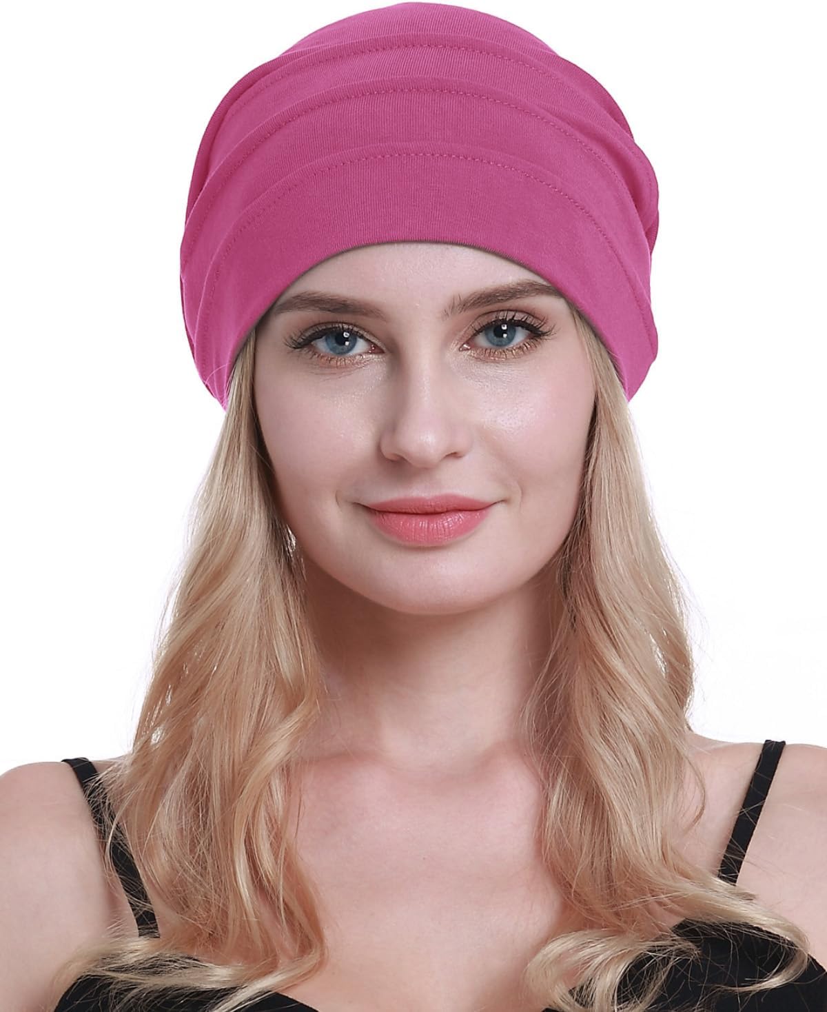 Detalle de osvyo CA-19A004W Cotton Chemo Hat for Women, Soft Cap for Hair Loss