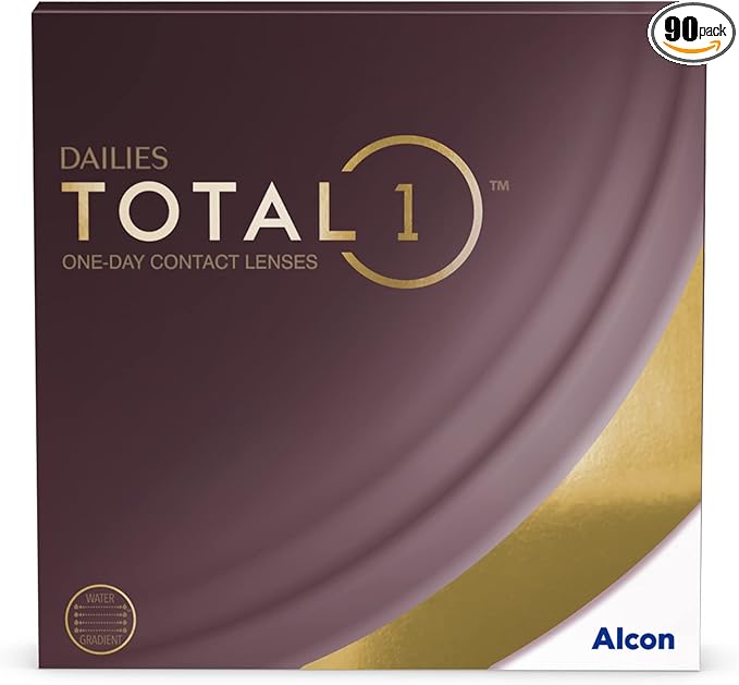 Detalle de Dailies Total 1✨ Lentes de contacto diarias, 90 unidades, -3.00