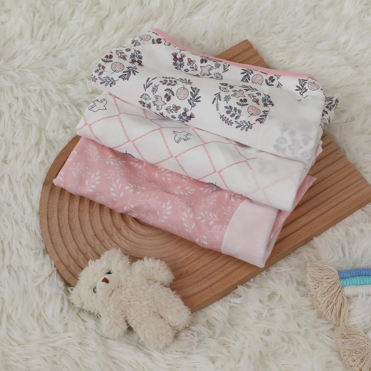 Thumbnail 3 de Soarwg Baby Swaddle Tücher 0–3 Monate (3er-Set) – verstellbare Wickeldecke aus Baumwolle, OEKO‑TEX® zertifiziert