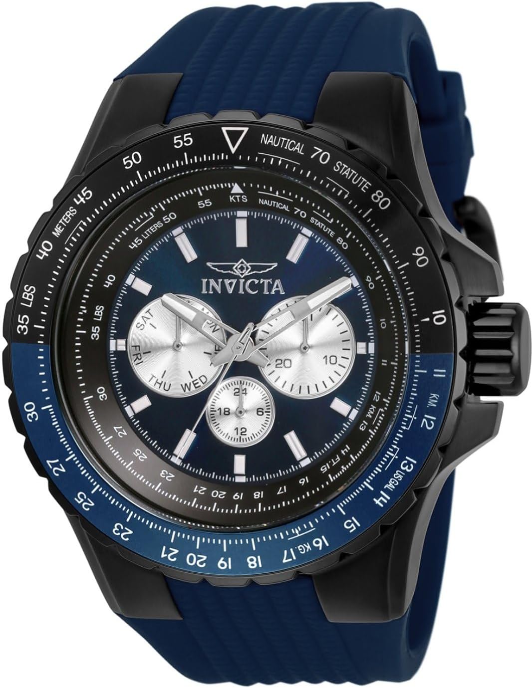 Thumbnail 3 de Invicta Aviator 37032: Orologio da Uomo in acciaio inox, movimento al quarzo, cassa 50 mm