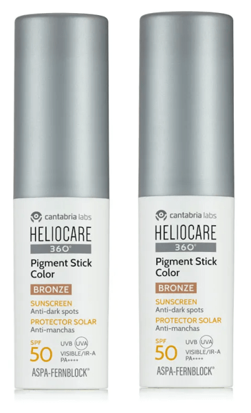 Detalle de Cantabria Labs Heliocare Pigment Color Stick Bronze 2 uds