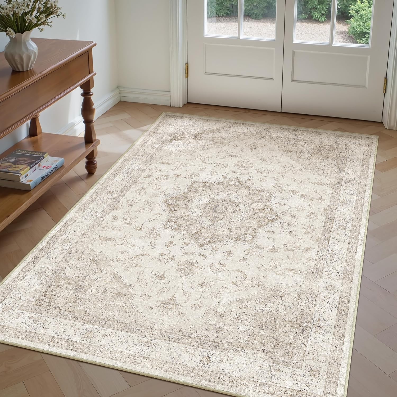 Imagen de PureCozy Vintage Beige Teppich 140x200 en OfertitasTOP