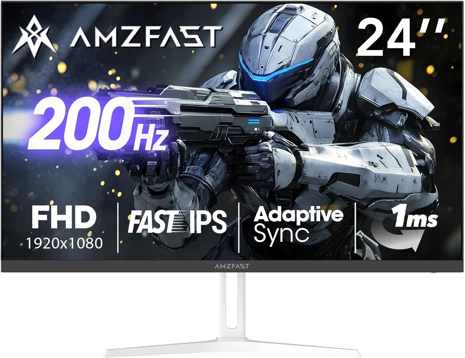 Detalle de Amzfast AMZG24X1W 24 inch 200Hz monitor