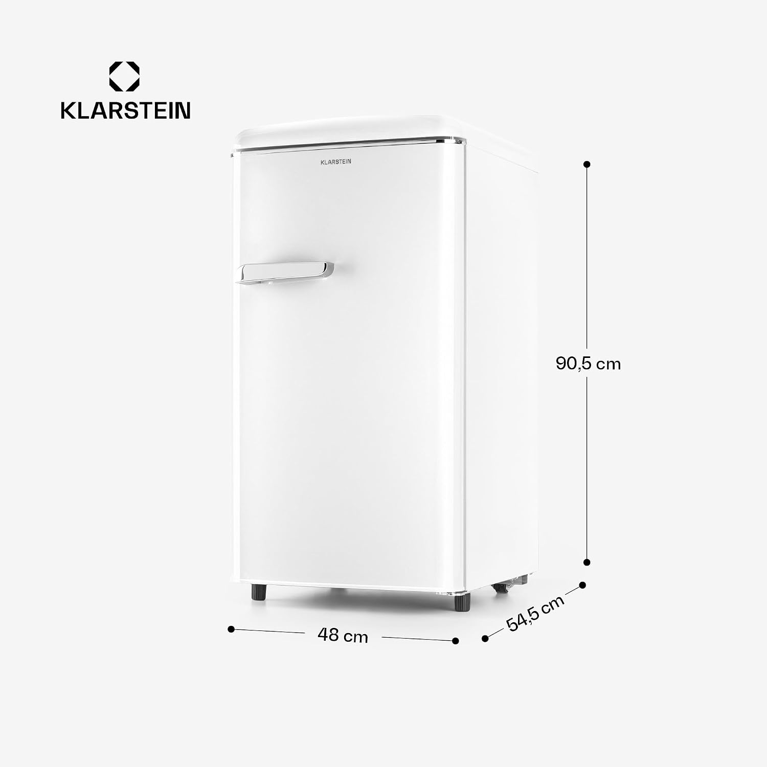 Thumbnail 6 de Klarstein Laika 60-litre Freezer, 5-Level Thermostat and Retro Cream Finish