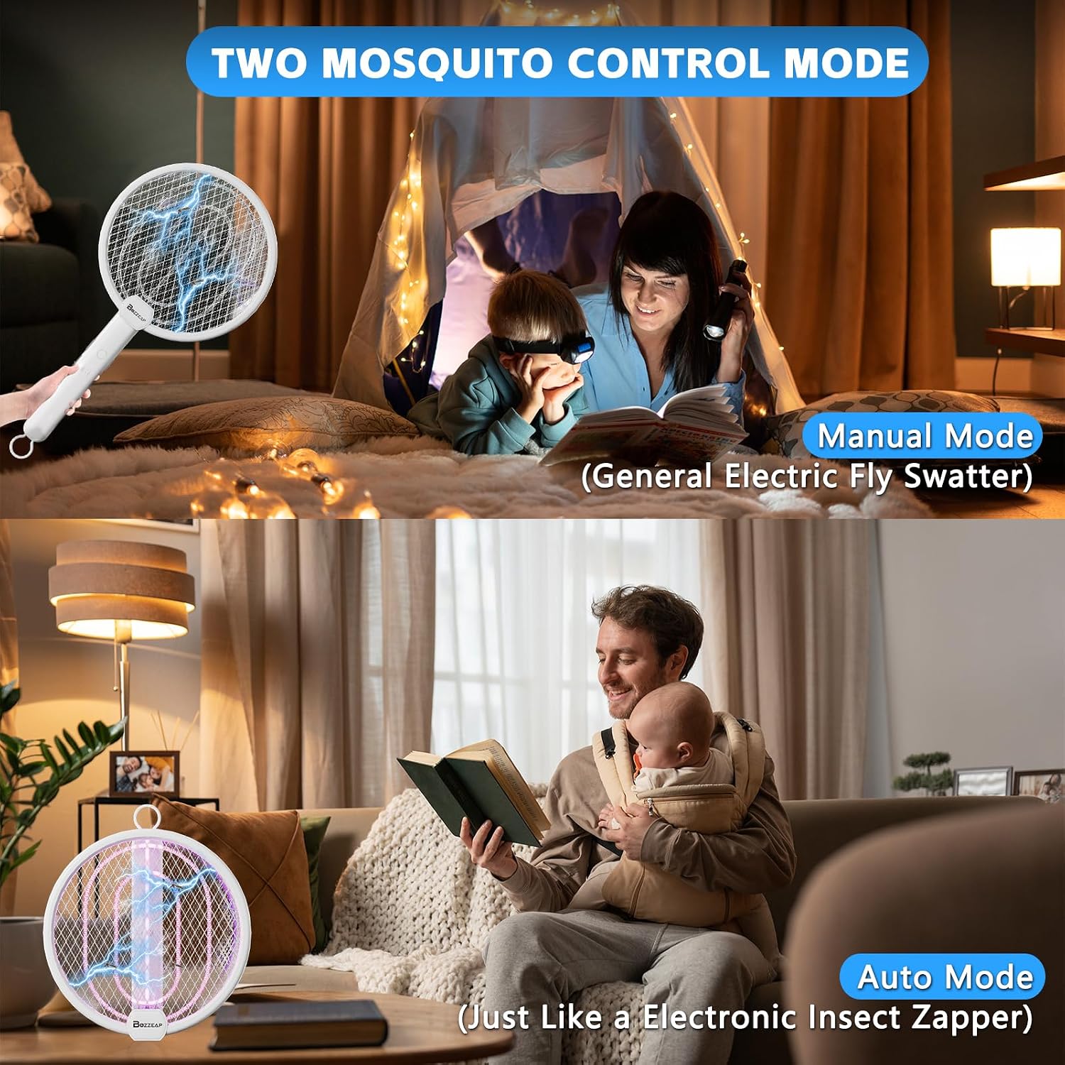 Thumbnail 4 de buzzeap Electric Fly Swatter 1200 mAh
