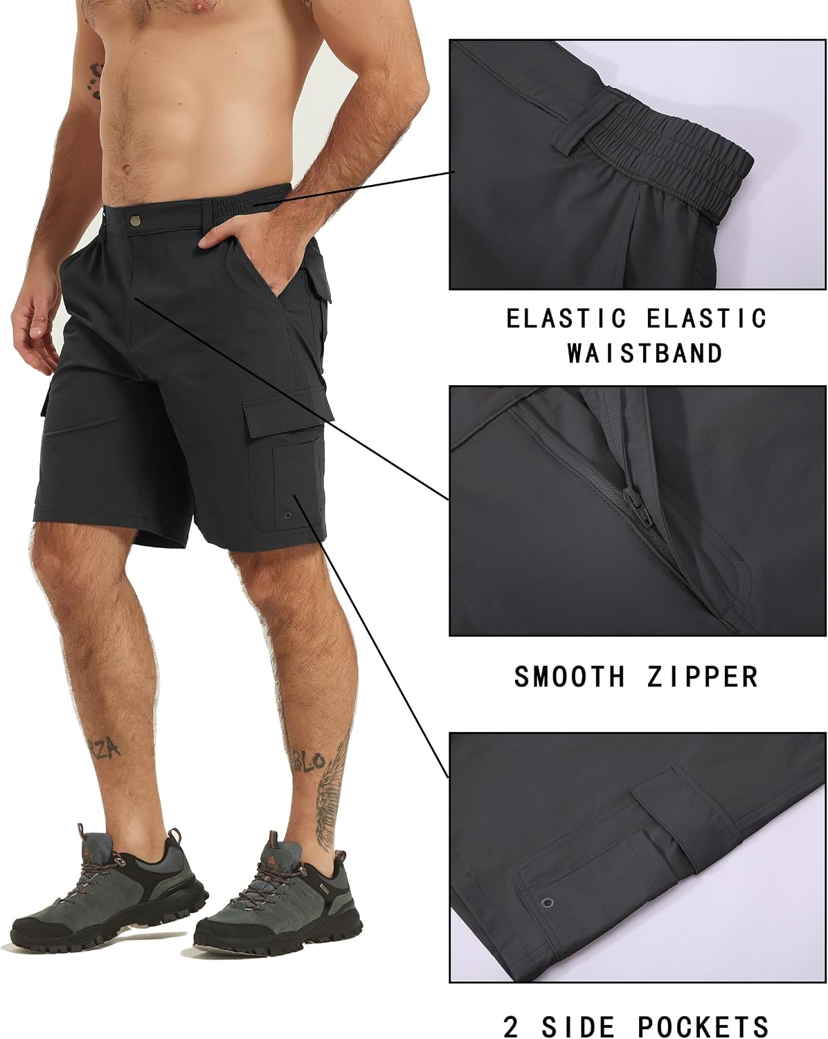 Detalle de keihTrail Men's Cargo Shorts