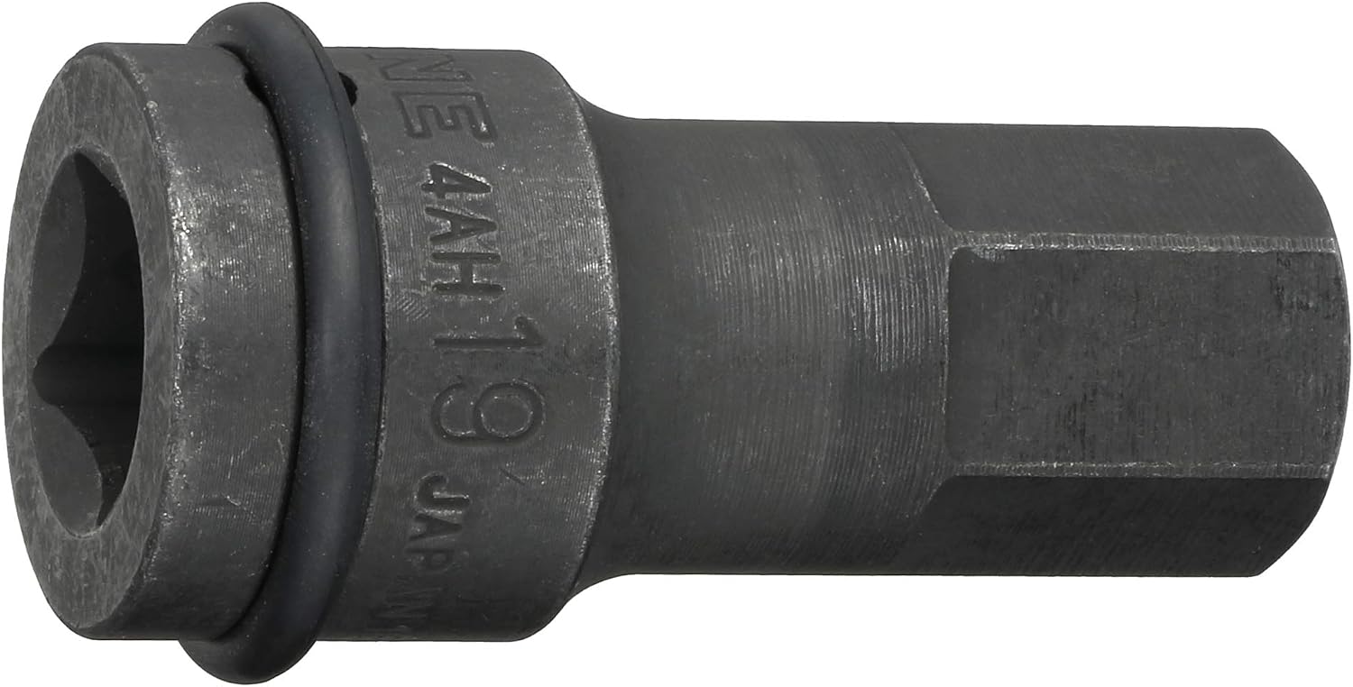 Detalle de トネ(TONE) 4AH-19 インパクト用ヘキサゴンソケット 差込角12.7mm・二面幅19mm