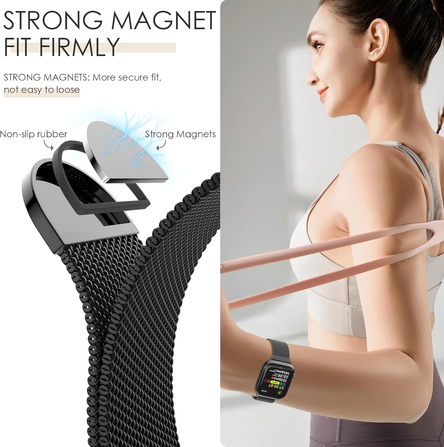 Detalle 2 de Milanese Loop magnetic 38 to 49mm