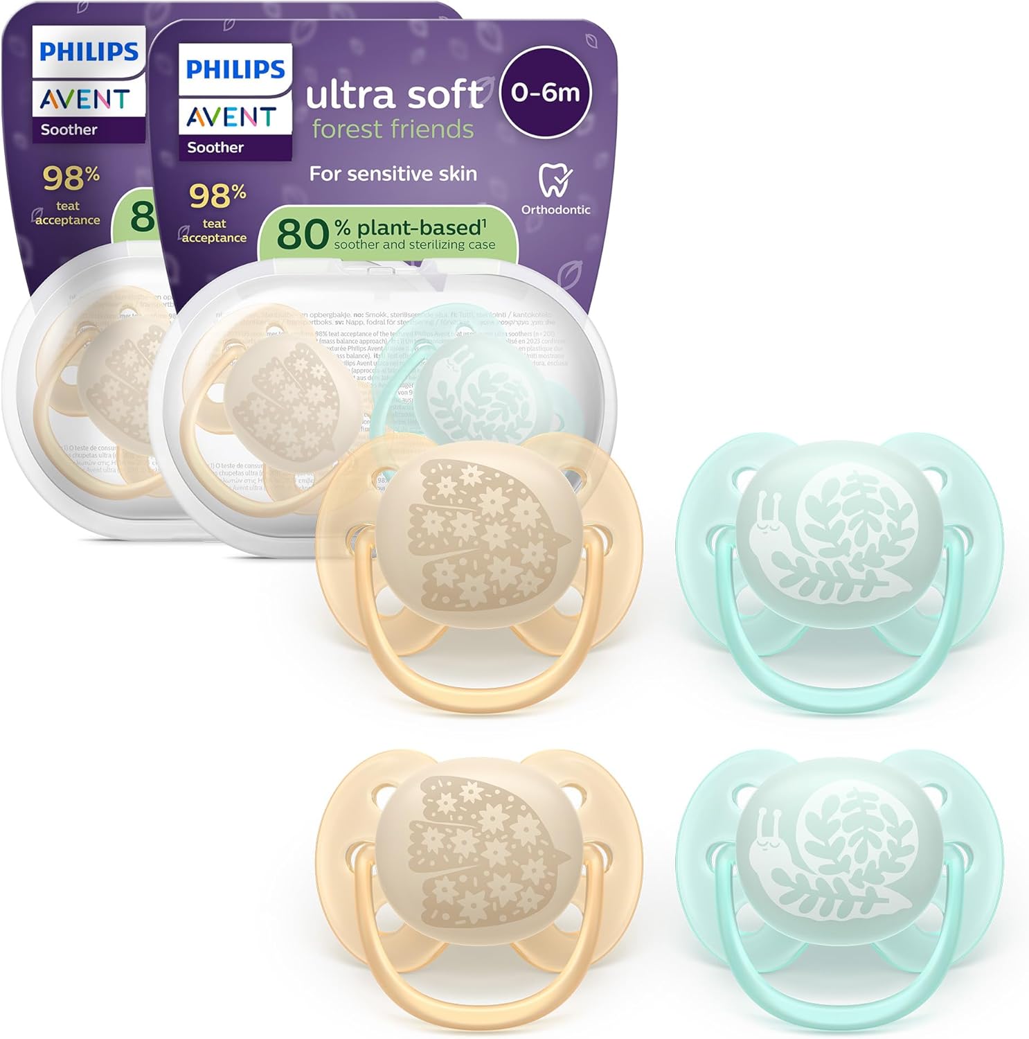 Detalle de Philips Avent Ultra Soft Ciuccio 0-6 mesi