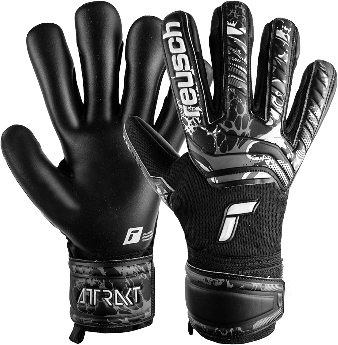 Detalle de Reusch rękawice bramkarskie dla dorosłych, rozmiar 9, Grip Infinity i krój Negative Cut