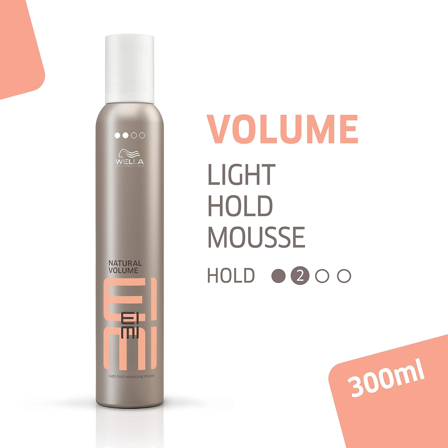 Thumbnail 1 de Wella Professionals EIMI Natural Volume Hair Mousse (Heat Protection) – Level 2 Hold