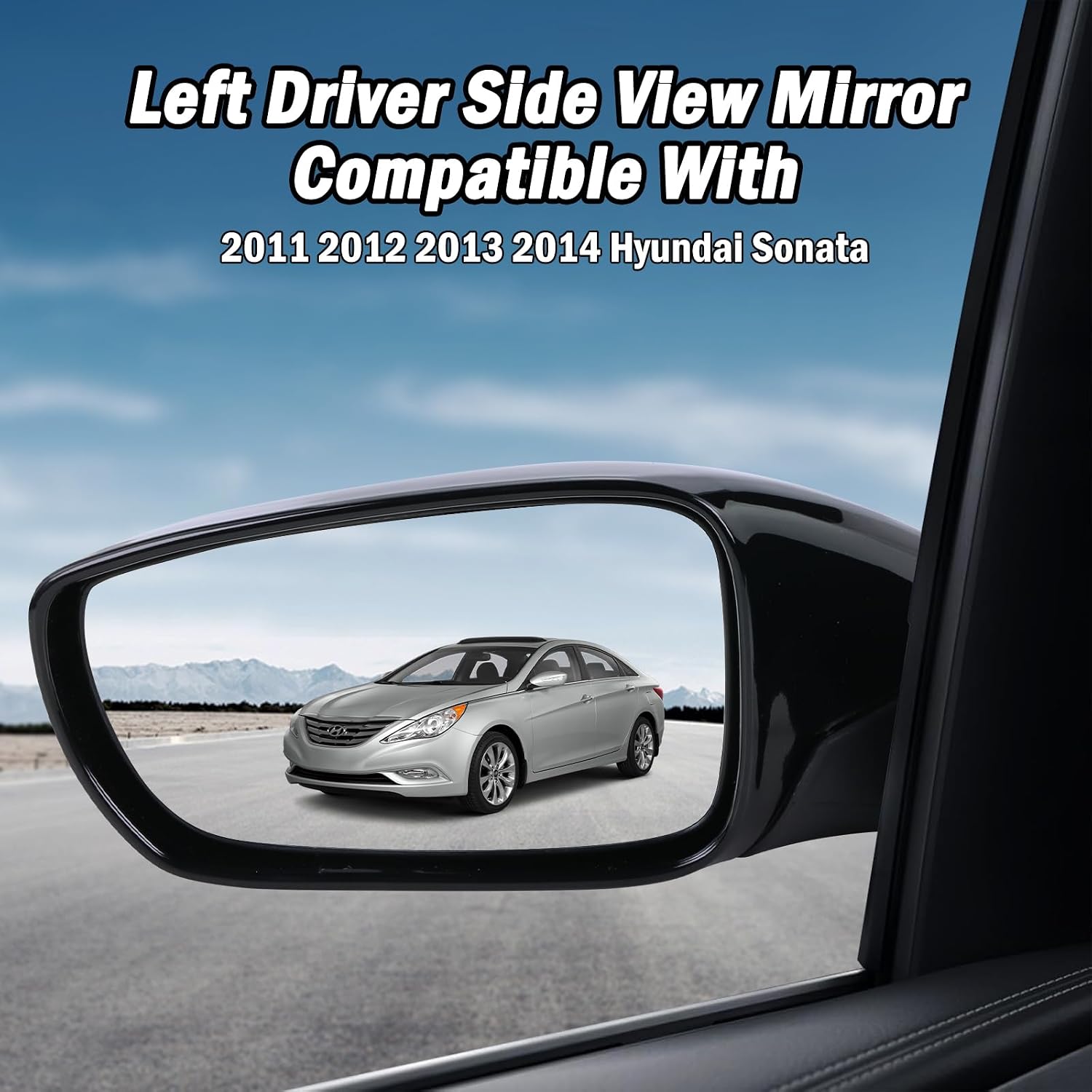 Detalle 2 de Replacement door mirror for Hyundai Sonata, 5-pin