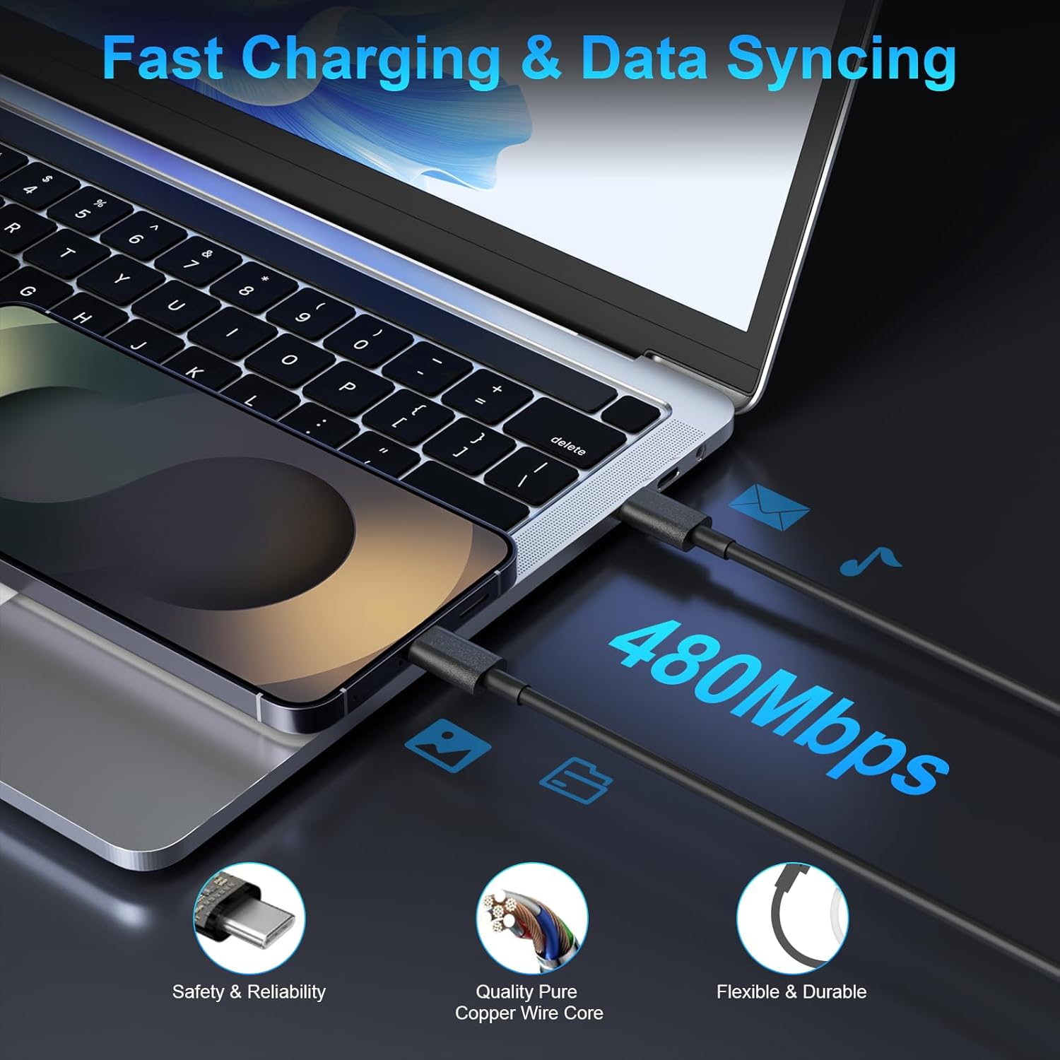 Thumbnail 6 de 45W 2Pack Super Fast Charger USB-C Dual Port