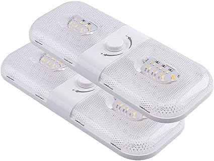 Detalle de KONPWAY A-1 12V LED RV Lights, Dimmable, 3 Colour Temperatures, 10W