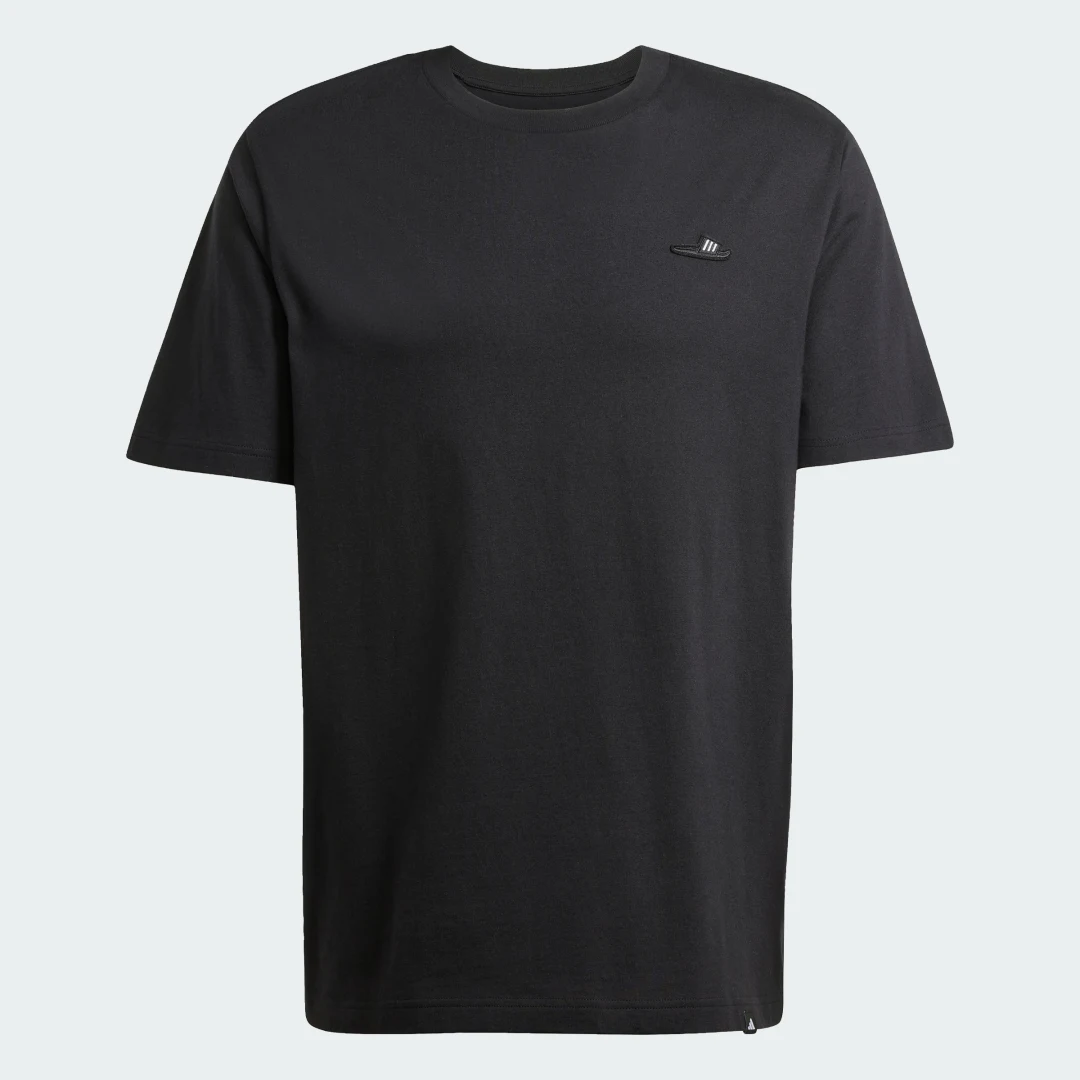 Thumbnail 3 de Adidas Camiseta Lounge Slide Graphic — Negro