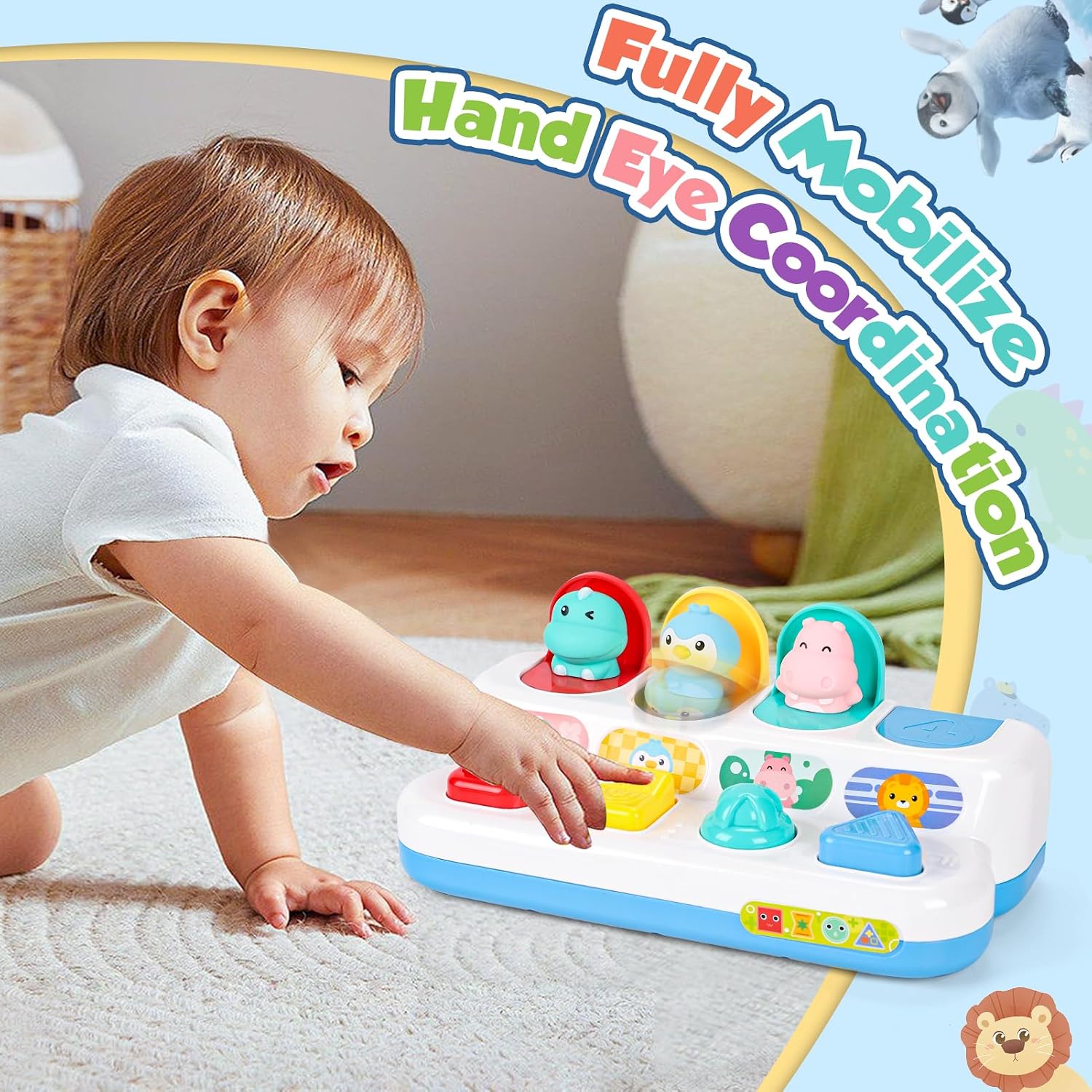 Thumbnail 4 de LZDMY Baby Pop Up Toys sensory fun