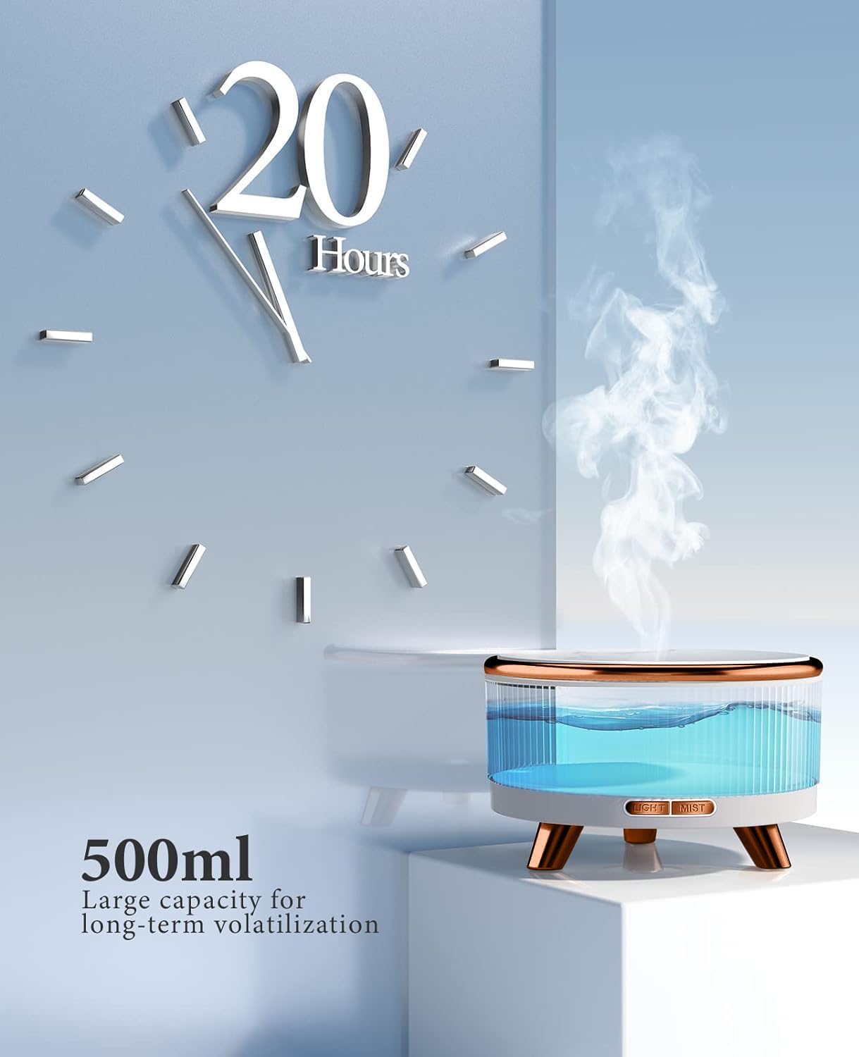 Detalle 1 de Aroma Diffuser 500 mL Duftöl-Vernebler