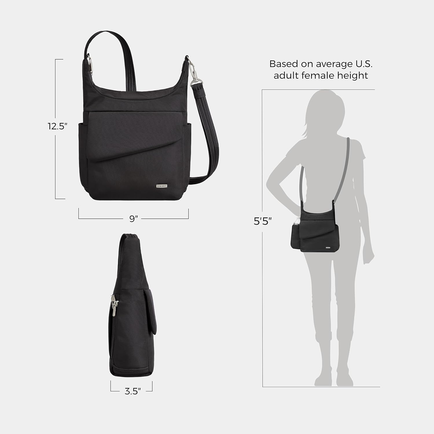 Thumbnail 3 de Travelon Anti-Theft Classic Messenger Bag