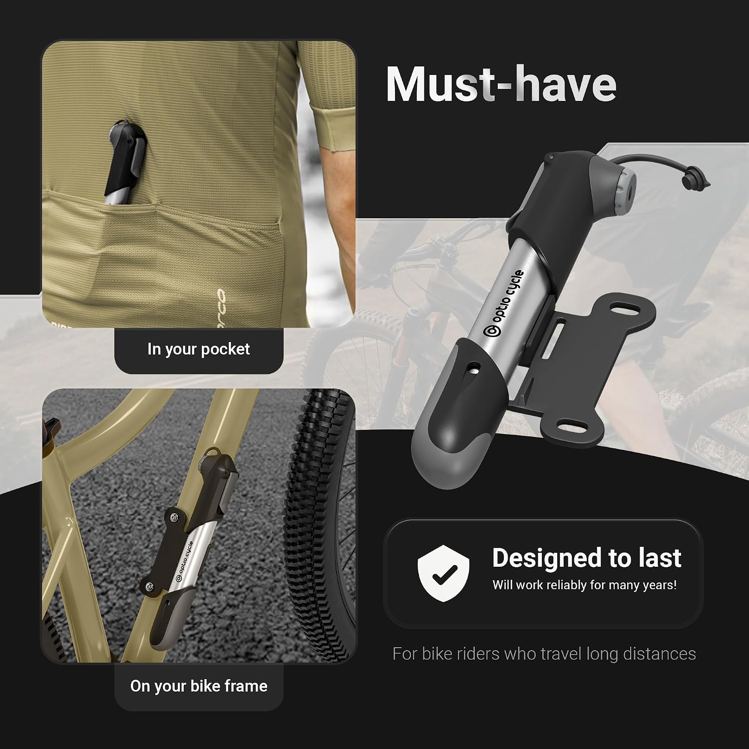 Thumbnail 4 de Mini Bike Pump 120 PSI