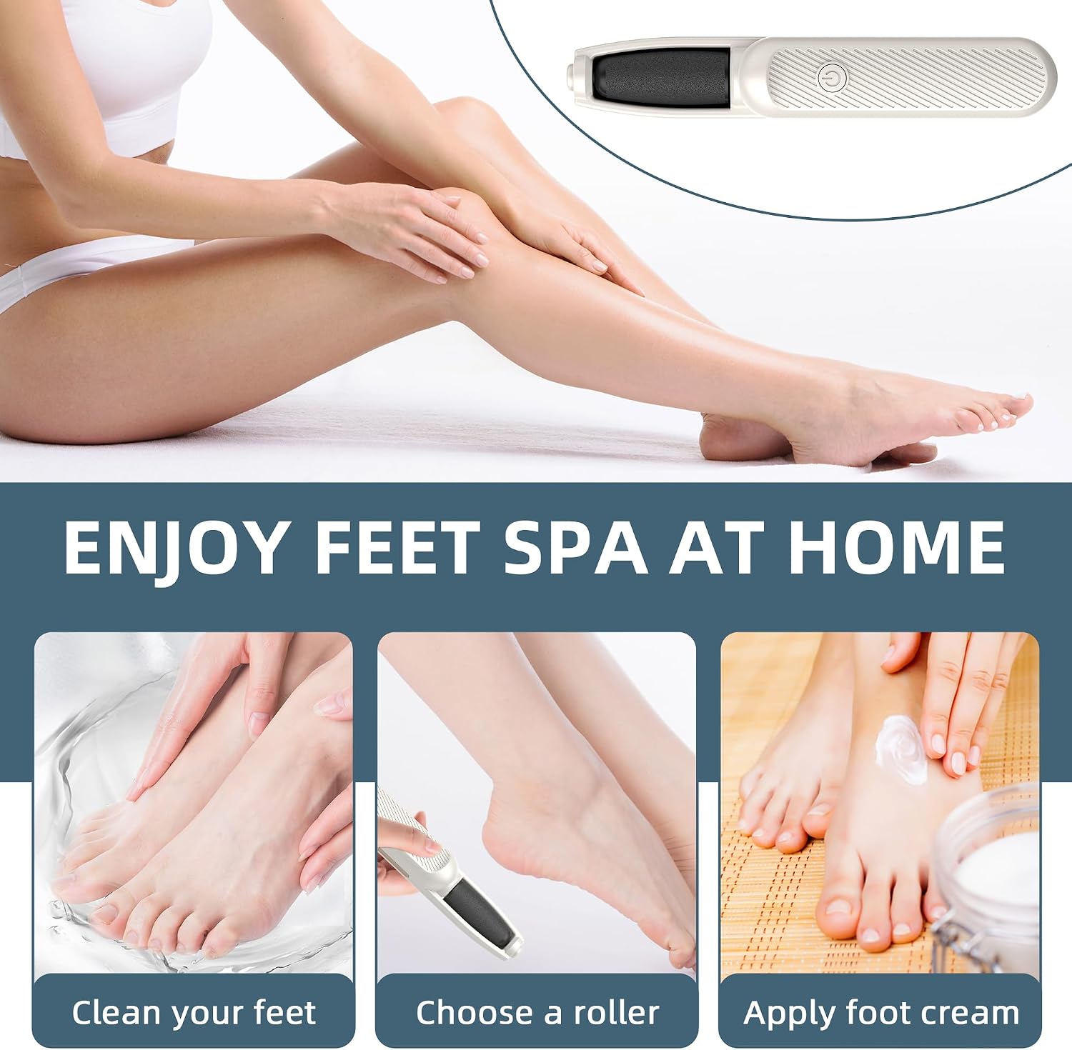 Thumbnail 5 de UQQU Electric Foot File rechargeable 1 device 🦶