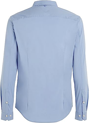 Detalle 2 de Tommy Jeans Tjm Original Stretch Shirt Camisa azul