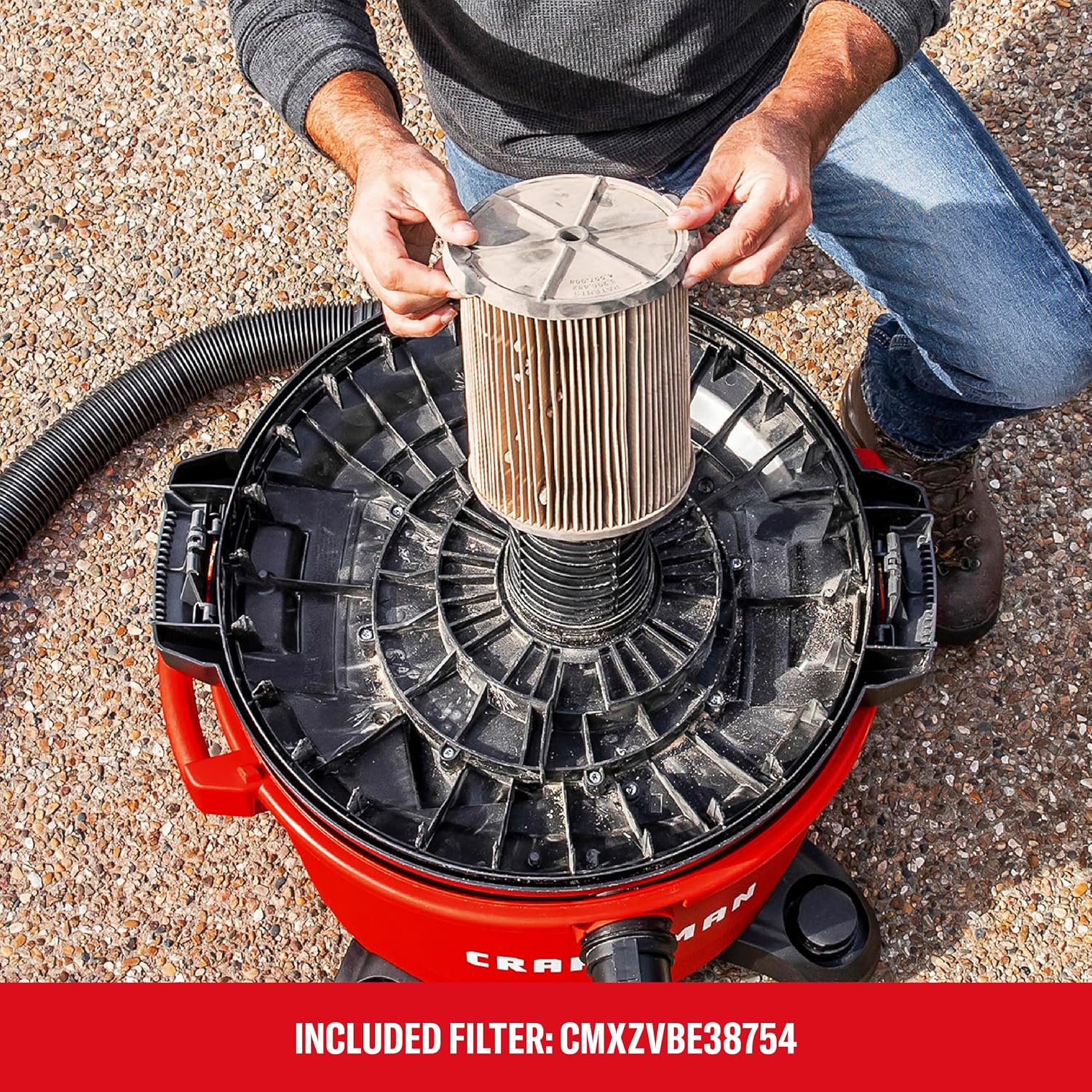 Detalle 2 de Craftsman CMXEVBE17595 6.5 Peak HP wet/dry vac
