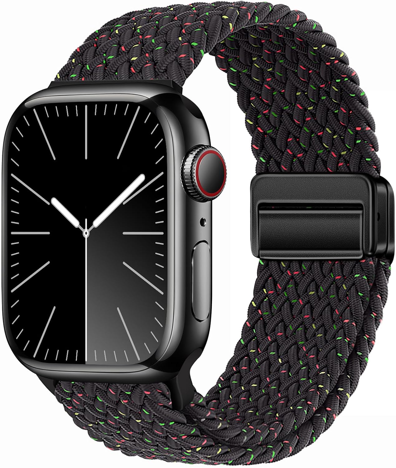 Thumbnail 6 de Elasticated Magnetic Nylon Apple Watch Strap — 38–49mm, adjustable 14–21 cm