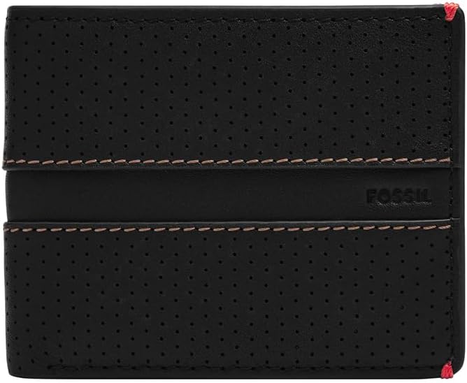 Detalle de Fossil Sport Tourer Brieftasche/Kartenetui für Herren (Leder oder Polyester) mit Sichtfächern
