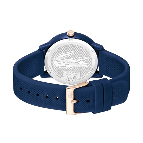 Thumbnail 2 de Lacoste Reloj Analógico de Cuarzo con correa de silicona petit piqué – 42 mm, azul marino