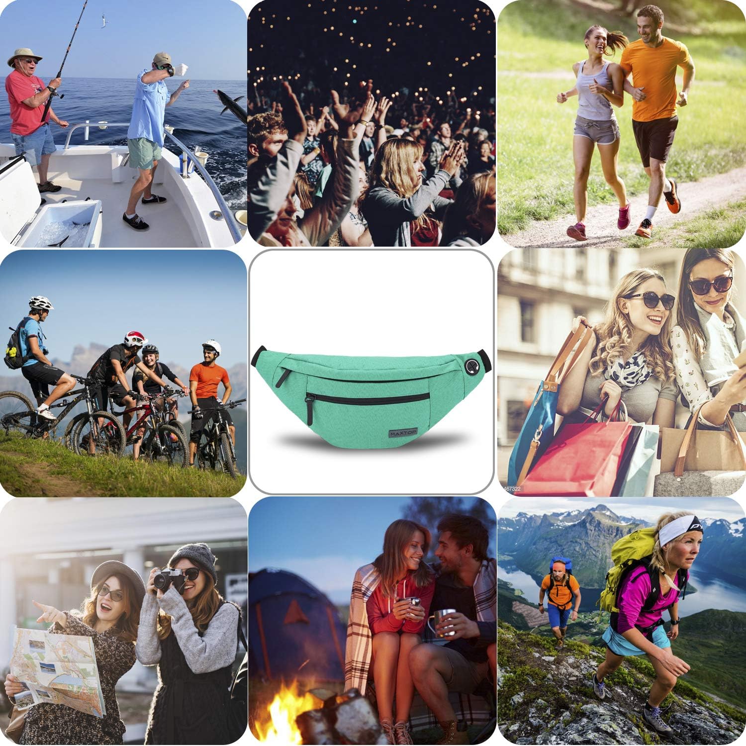Detalle de MAXTOP Crossbody Fanny Pack in Polyester