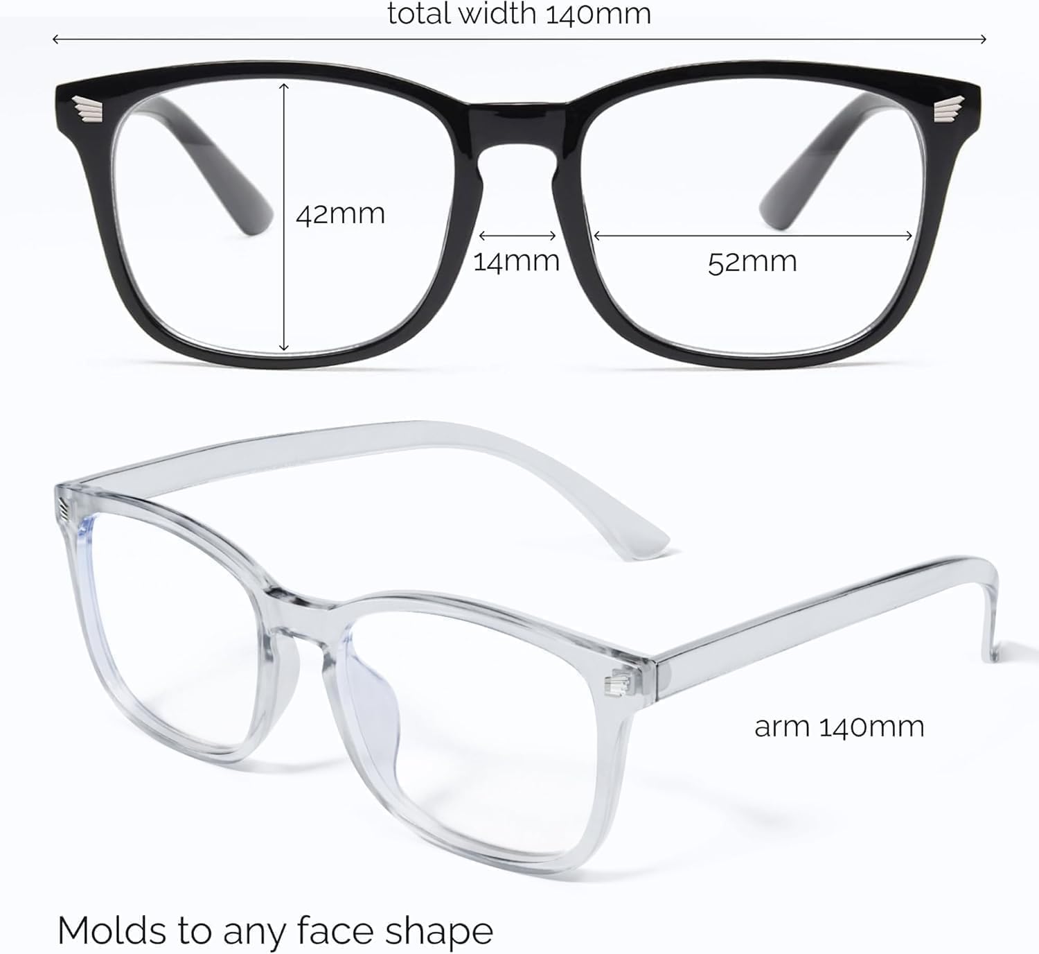 Detalle de livho High Tech Blue Light Glasses — Advanced Blue Light Blocking Computer Glasses