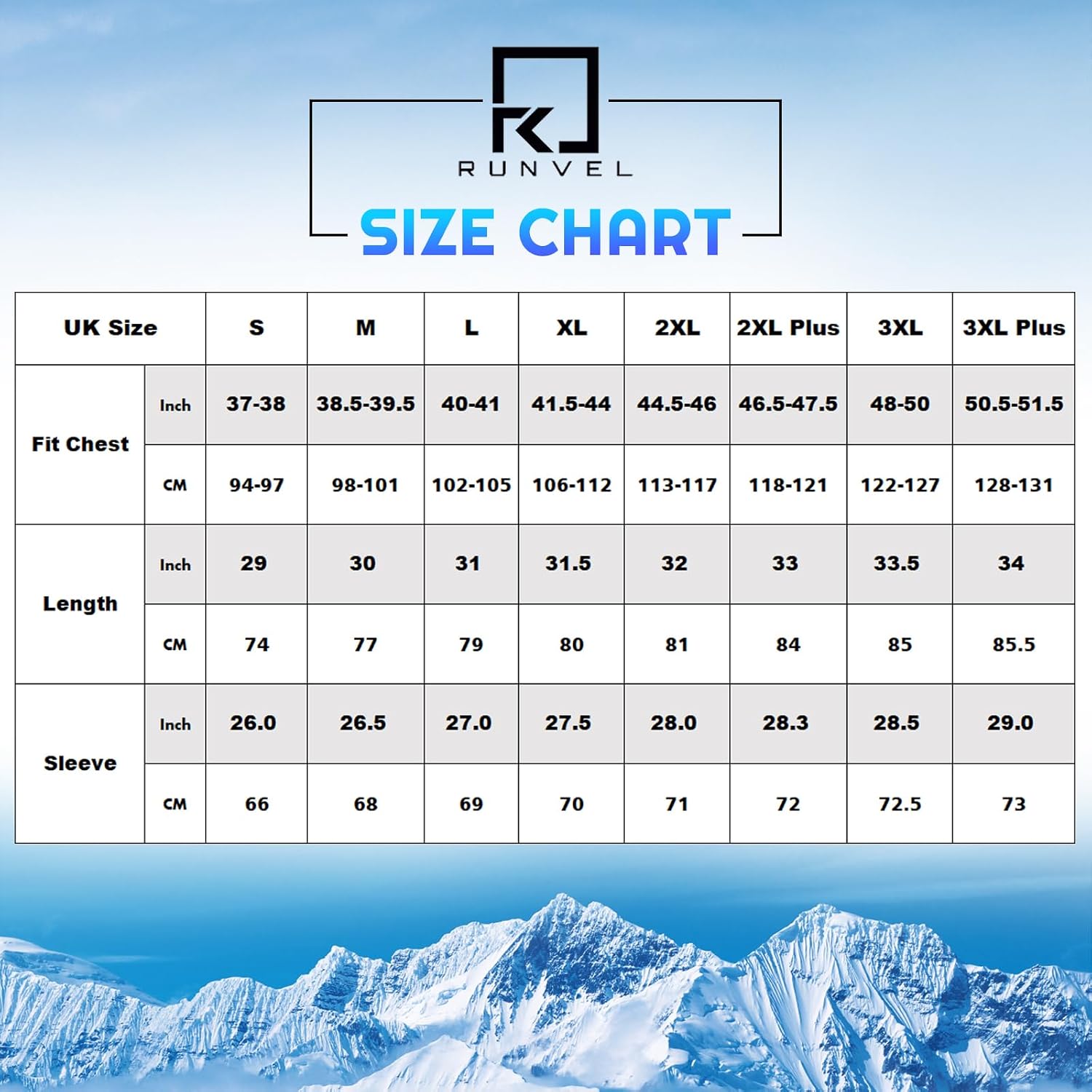 Detalle 2 de R RUNVEL Men's Waterproof Fleece Jacket with Detachable Hood