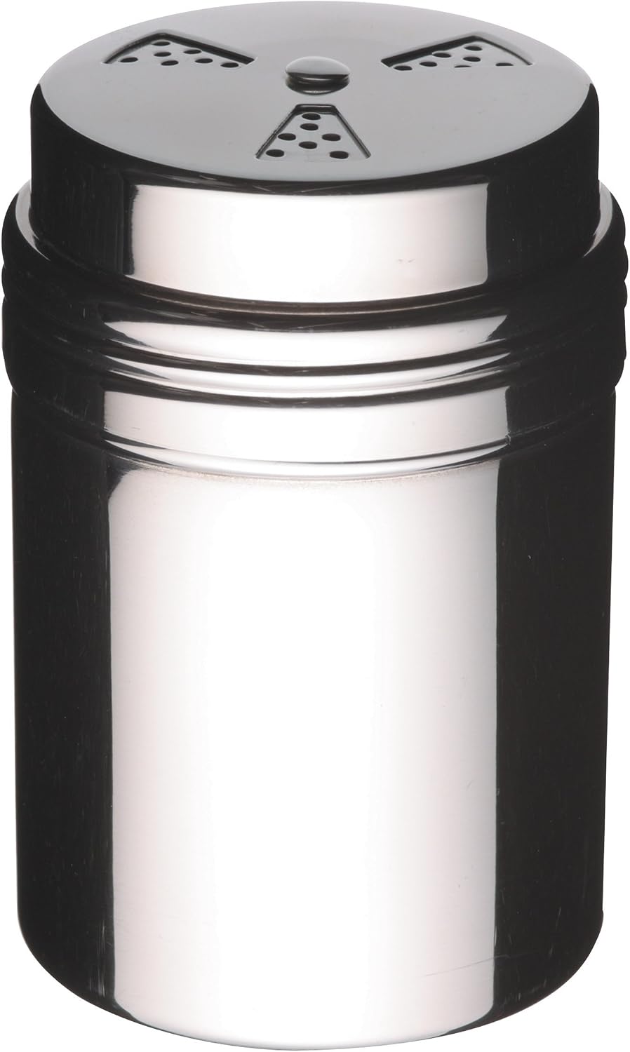 Detalle de KitchenCraft Adjustable Stainless Steel Shaker, 6 x 9 cm, Three Hole Sizes