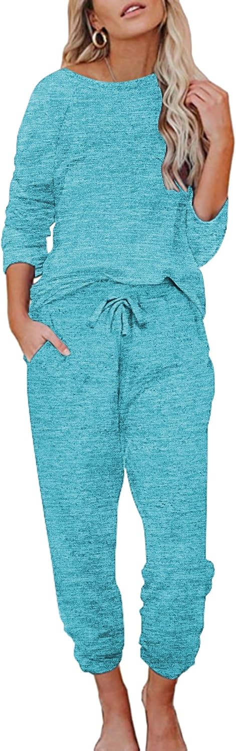 Detalle de Ekouaer Women's Pajama Set with Rayon