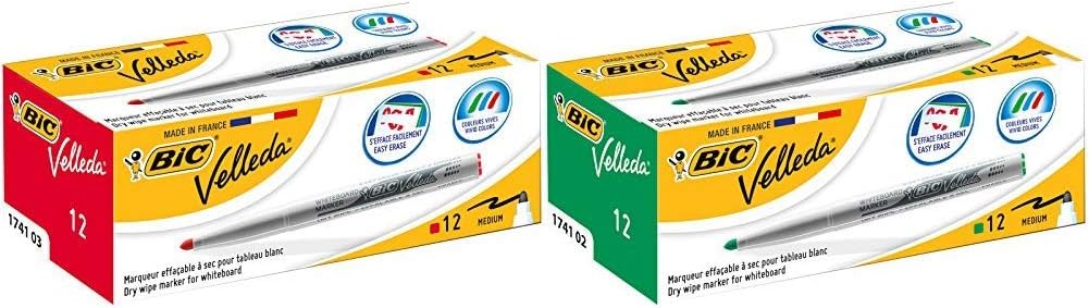 Thumbnail 2 de BIC Velleda 1741 rotuladores pizarra 12 uds