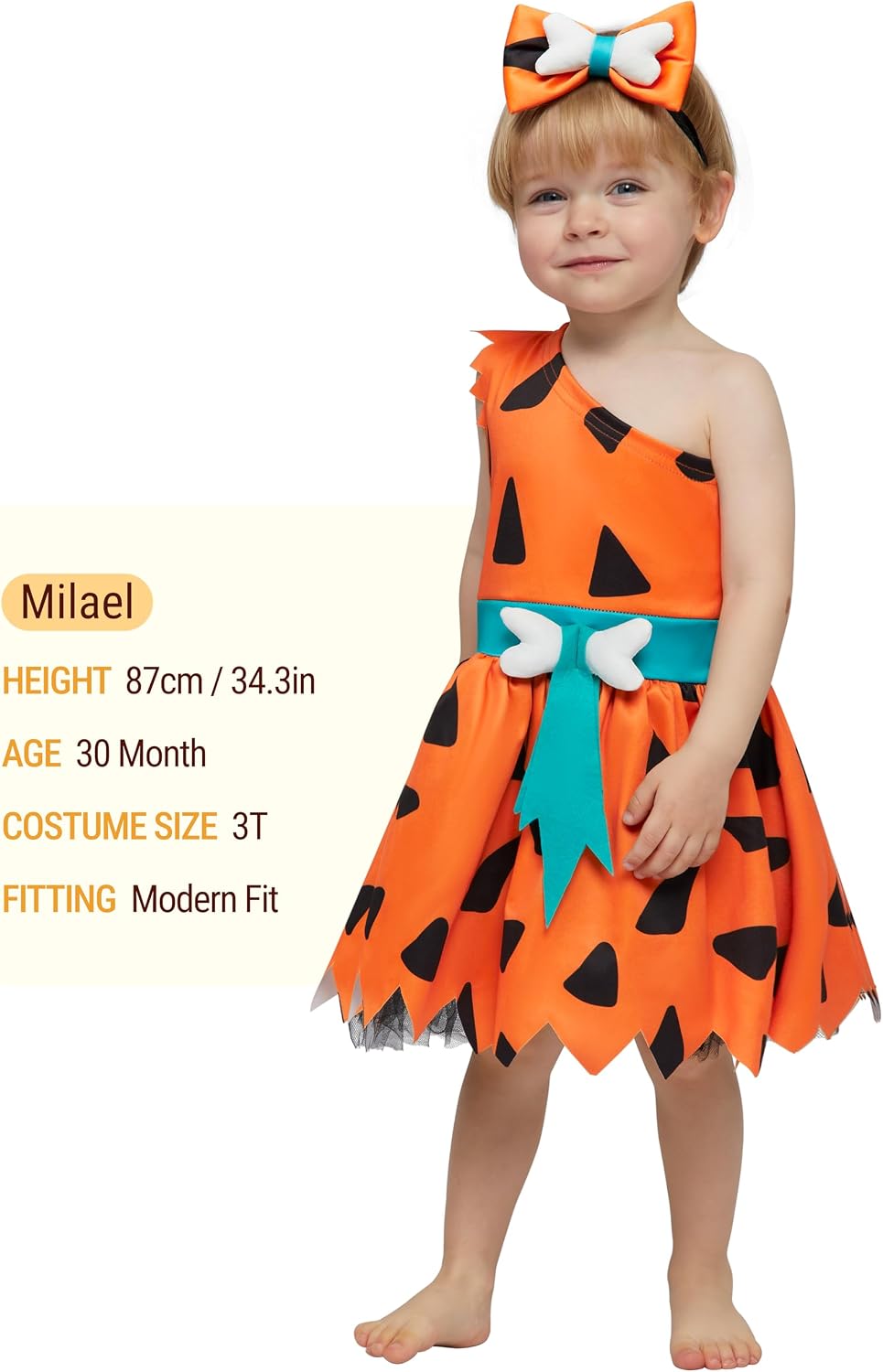 Detalle 2 de Spooktacular Creations Toddler Caveman Costume, Polyester