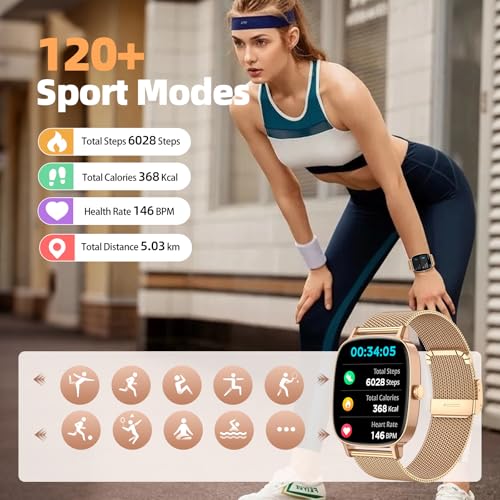 Detalle de Reloj Inteligente Mujer con Llamadas Bluetooth y WhatsApp de coioc