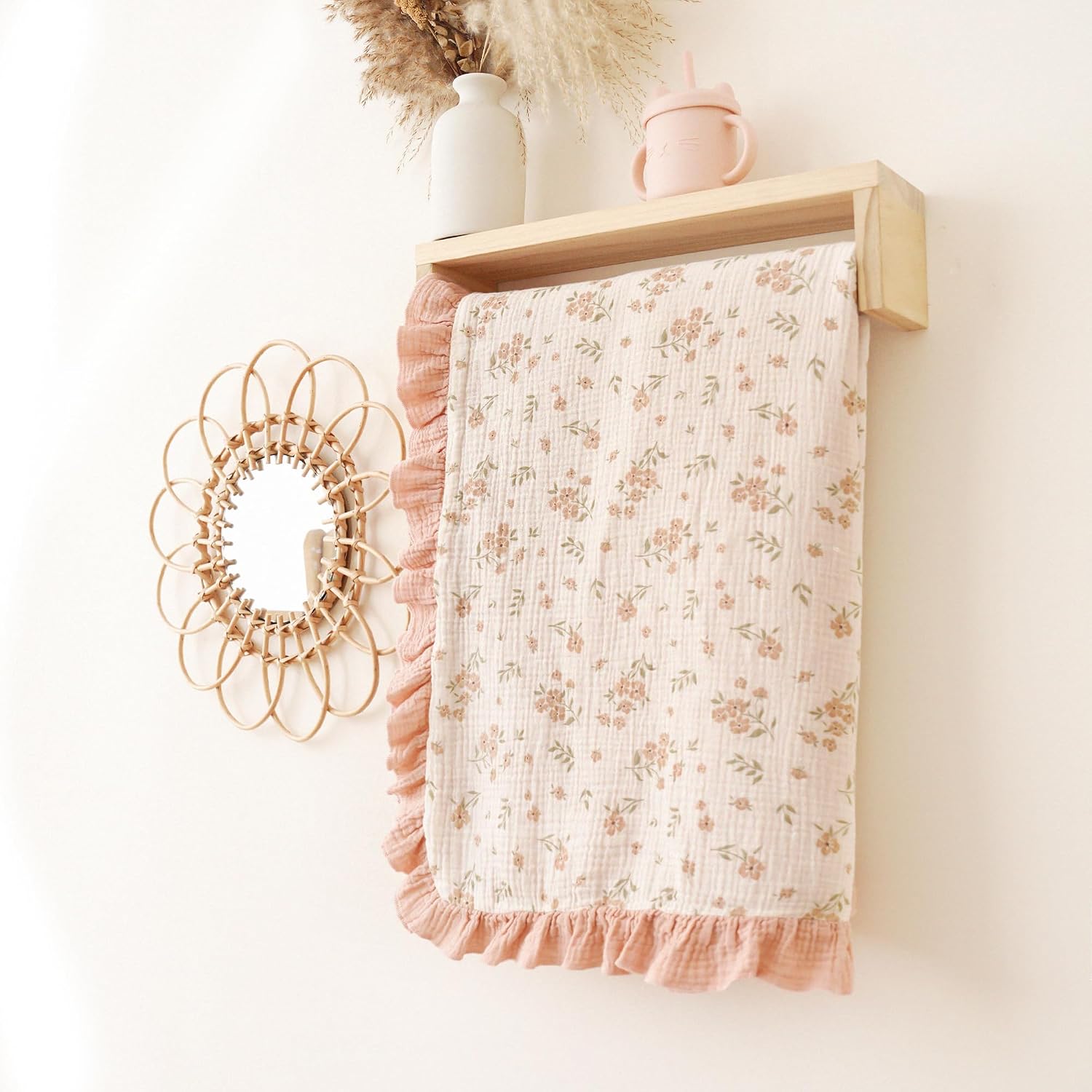 Thumbnail 4 de Konssy Muslin Baby Blanket, 43 x 39 in