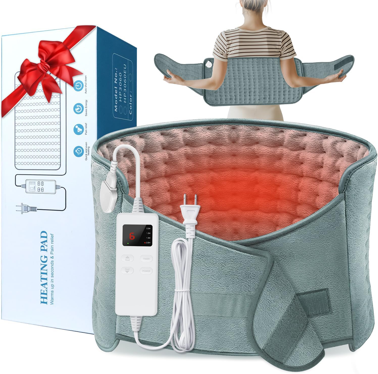 Detalle de IGXHAVIZ Heating Pad with Adjustable Belt