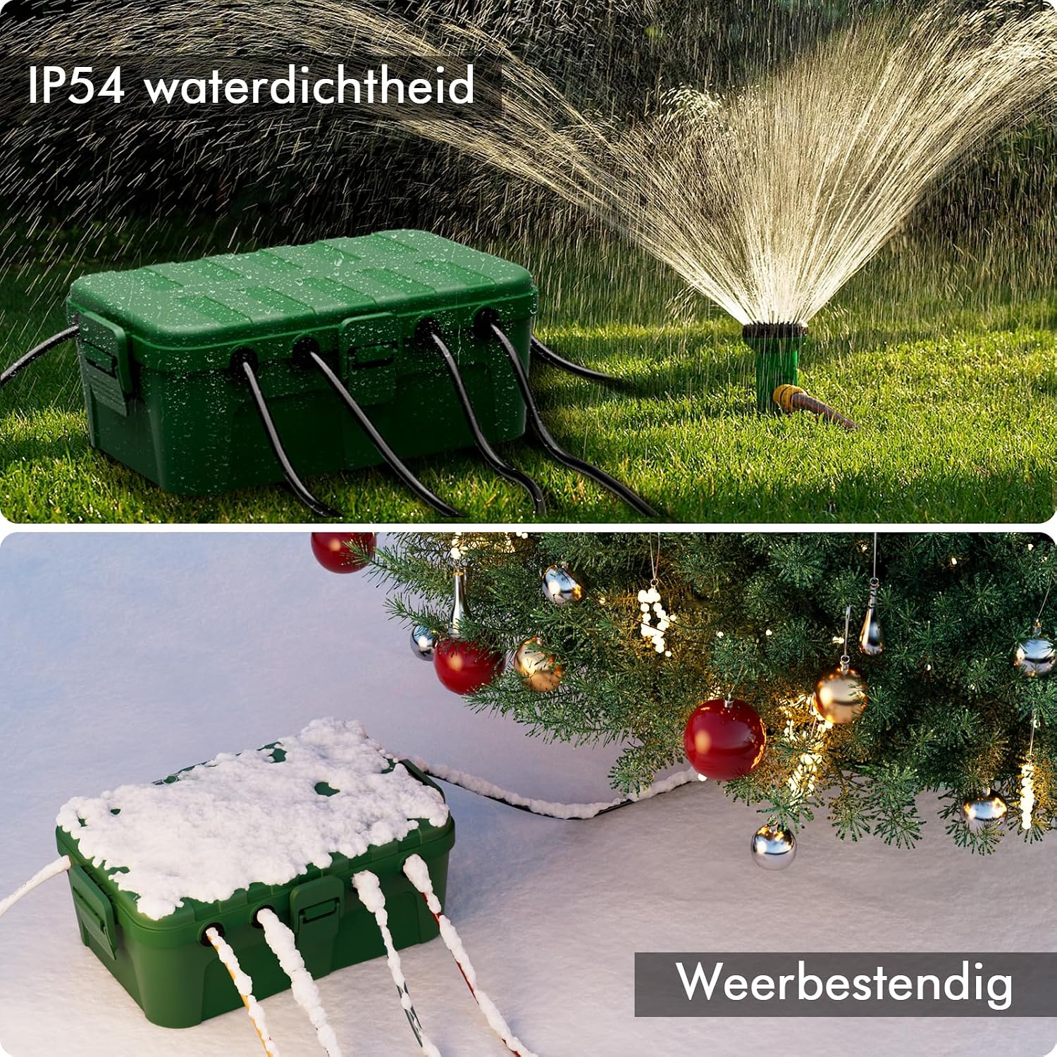 Detalle 2 de Restmo 96f9a7f9-426a-4af2-8f26-848d38d2a8e9 stekkerbeschermdoos IP54, 6 kabelingangen
